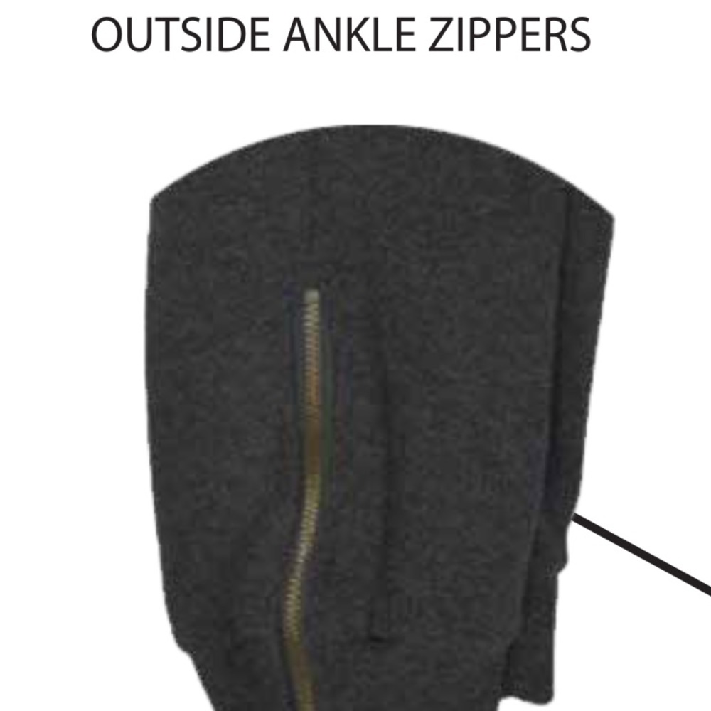 Traditional Camo jogger pant with zipper sweats - Picture 2 of 4